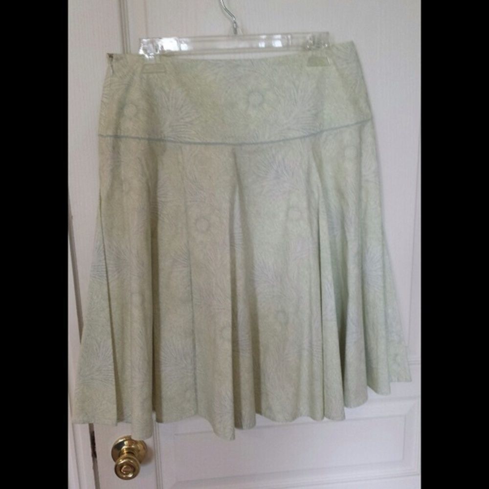 Printed Blue Skirt NWOT